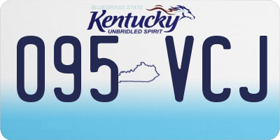 KY license plate 095VCJ