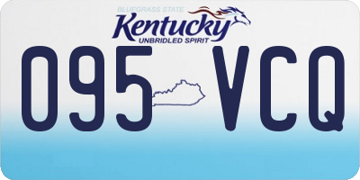 KY license plate 095VCQ