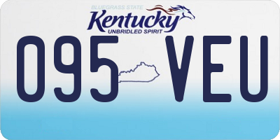 KY license plate 095VEU