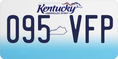 KY license plate 095VFP