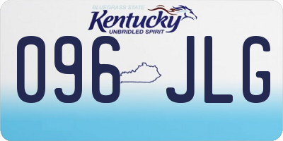 KY license plate 096JLG