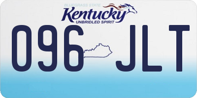 KY license plate 096JLT