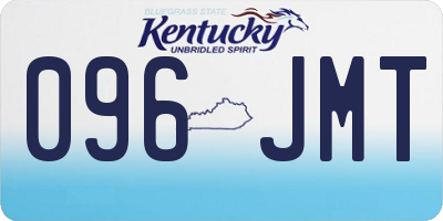 KY license plate 096JMT