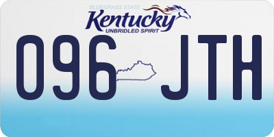 KY license plate 096JTH