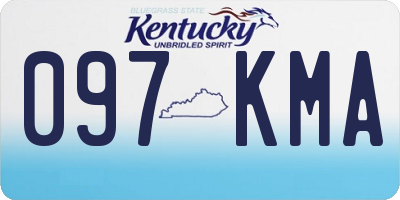 KY license plate 097KMA
