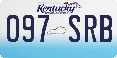 KY license plate 097SRB