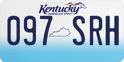 KY license plate 097SRH