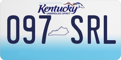 KY license plate 097SRL