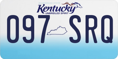 KY license plate 097SRQ