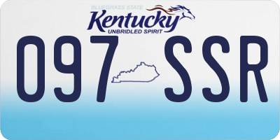 KY license plate 097SSR