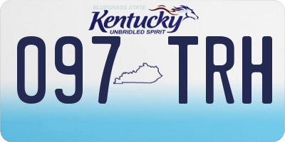 KY license plate 097TRH