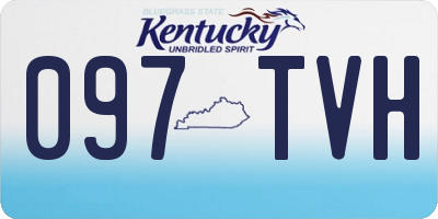 KY license plate 097TVH