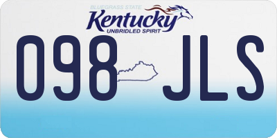 KY license plate 098JLS