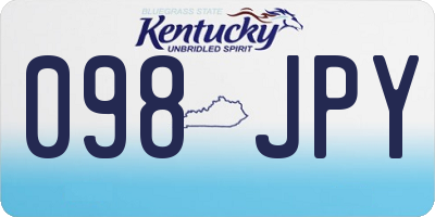 KY license plate 098JPY