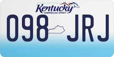 KY license plate 098JRJ