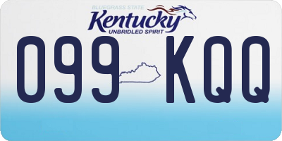 KY license plate 099KQQ