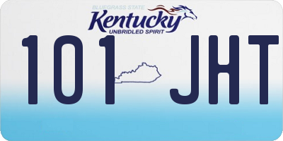 KY license plate 101JHT