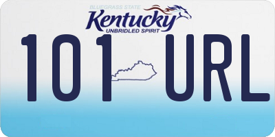 KY license plate 101URL