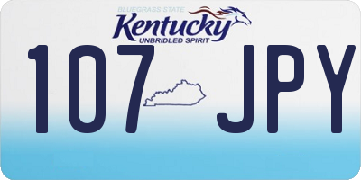 KY license plate 107JPY