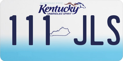 KY license plate 111JLS