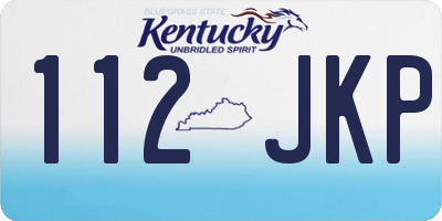 KY license plate 112JKP