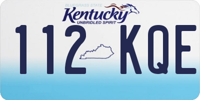 KY license plate 112KQE