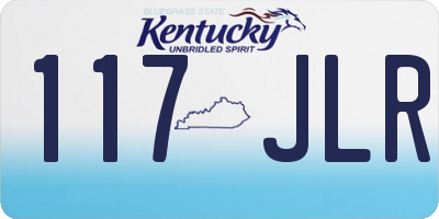 KY license plate 117JLR