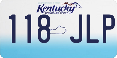 KY license plate 118JLP