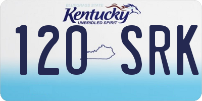 KY license plate 120SRK