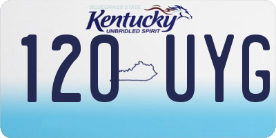 KY license plate 120UYG