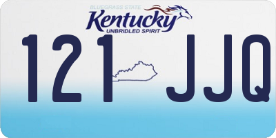 KY license plate 121JJQ