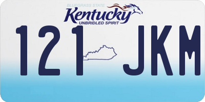 KY license plate 121JKM