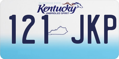 KY license plate 121JKP