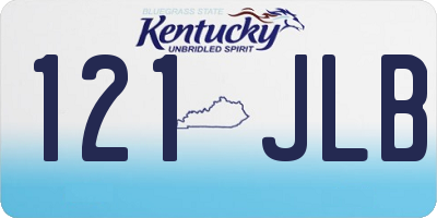 KY license plate 121JLB