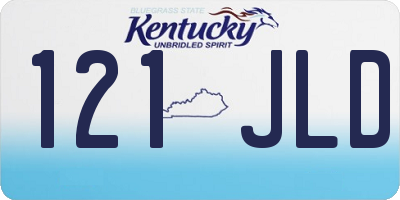 KY license plate 121JLD