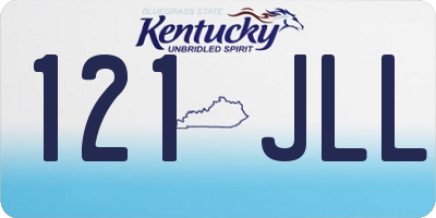 KY license plate 121JLL