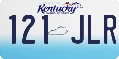 KY license plate 121JLR