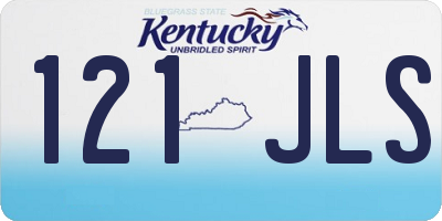 KY license plate 121JLS