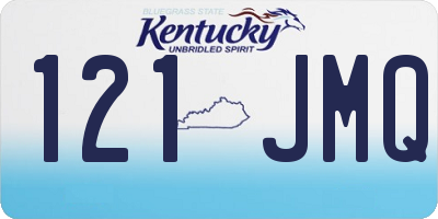 KY license plate 121JMQ