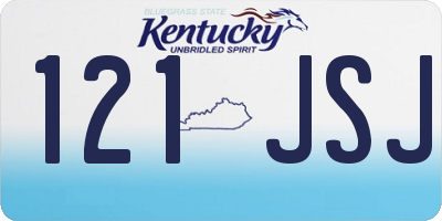 KY license plate 121JSJ