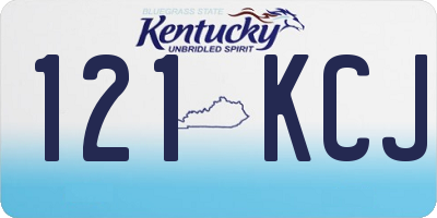 KY license plate 121KCJ
