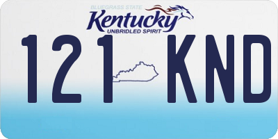 KY license plate 121KND