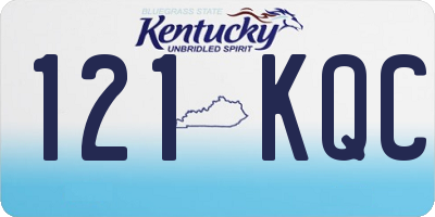 KY license plate 121KQC