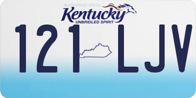 KY license plate 121LJV