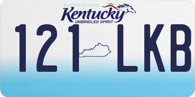 KY license plate 121LKB