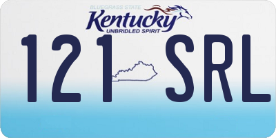 KY license plate 121SRL