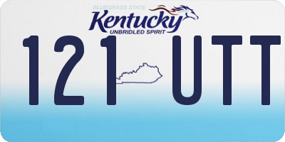 KY license plate 121UTT