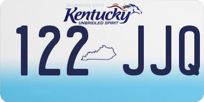 KY license plate 122JJQ