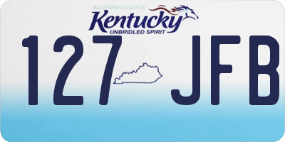 KY license plate 127JFB