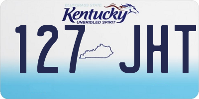 KY license plate 127JHT